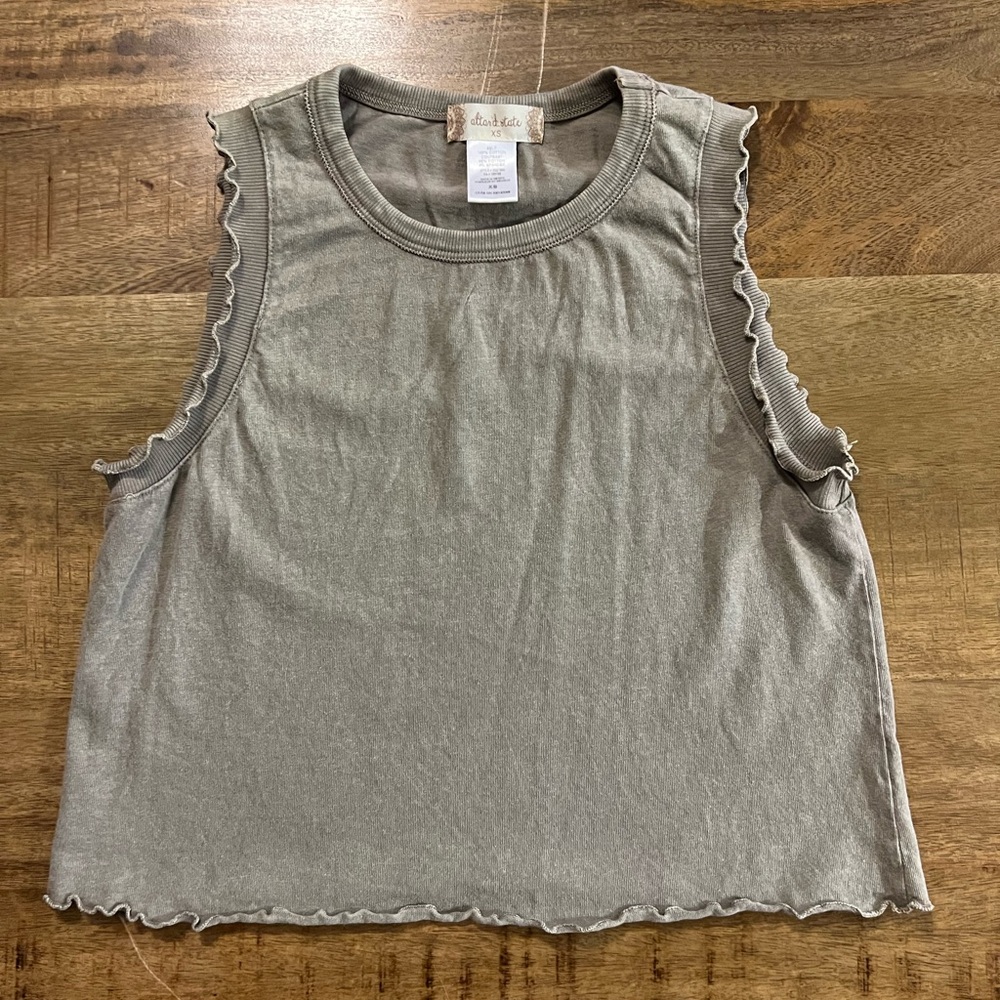 Altar’d State Ruffle Edge Tank